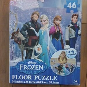 Disney Frozen Puzzle - Blue, White, Purple
